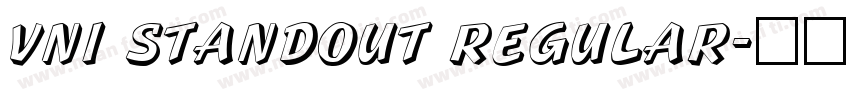 VNI Standout Regular字体转换